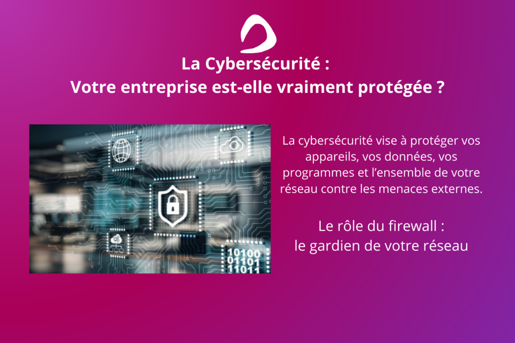 La cybersécurité de vos entreprises